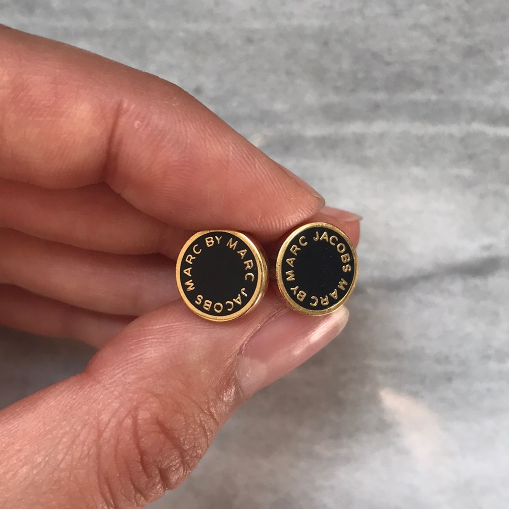 Marc Jacobs black earrings